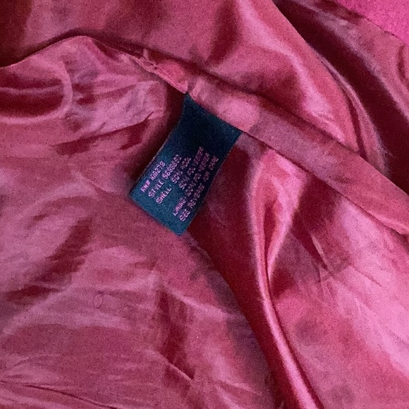 BODY CENTRAL RED WOOL BLEND FITTED WINTER COAT SZ. S - Picture 11 of 13